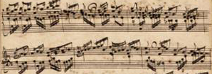 Illustration of a Baroque Score (Bach)