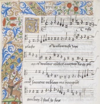 Illustration of a Medieval Score
